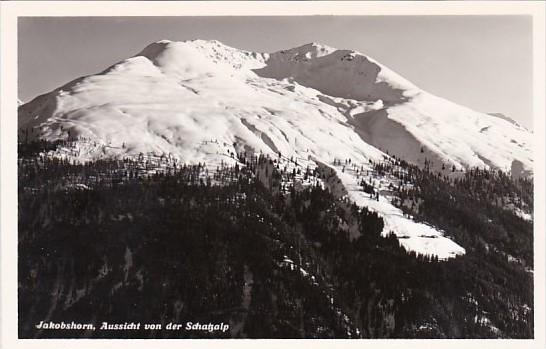 Switzerland Jakobshorn Aussicht von der Schatzalp Real Photo