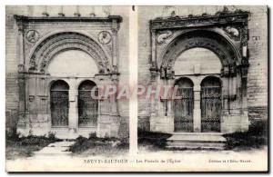 Postcard Old Neuvy Sautour portals of & # 39eglise