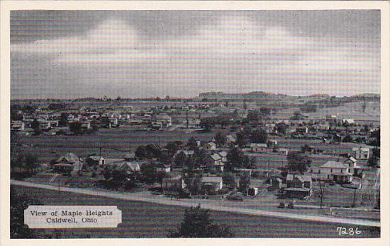 View Of Maple Heights Caldwell Ohio Dexter Press