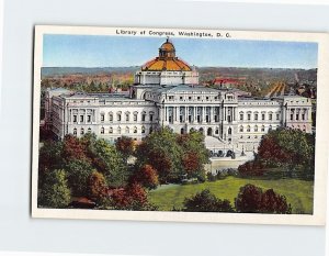 Postcard Library of Congress Washington DC