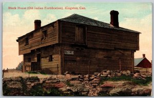 Postcard Kingston Ontario c1908 Block House Old Indian Fortification