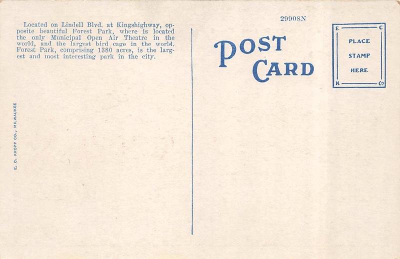 ST LOUIS, MO  Missouri    CHASE HOTEL & APARTMENTS  Cars    c1920's Postcard