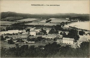 CPA PORQUEROLLES Vue Panoramique (1111618)