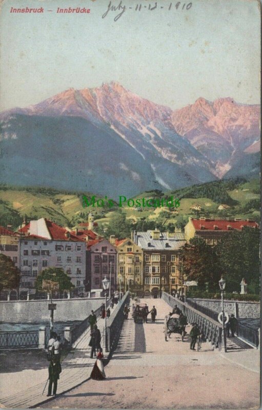 Austria Postcard - Innsbruck - Innbrucke - Raum Fur Mitteilungen   RS26103