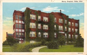 Tiffin Ohio 1957 Postcard Mercy Hospital Seneca County