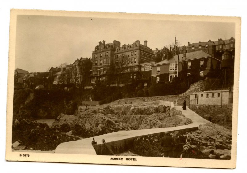 UK - England, Fowey. Fowey Hotel     RPPC