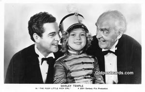 Actress Shirley Temple The Poor Little Rich Girl Unused 