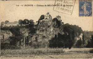 CPA Lot - LACAVE - Chateau de Belcastel et les Falaises (122977)