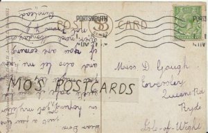 Genealogy Postcard - Gough - Eversley, Queens Rd, Ryde, Isle of Wight  Ref 7034A