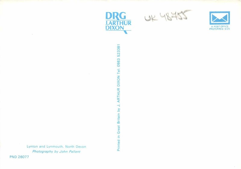 uk48755 lynton and lynmouth devon  uk