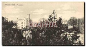 VINTAGE POSTCARD Hruba Skala Boarding school