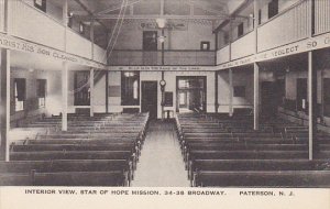 New Jersey Paterson Interior View Star Of Hope Mission Albertype