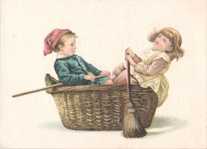 Woodruff House Drug Store Adams & Ehrlicher Watertown, NY Victorian Trade Card