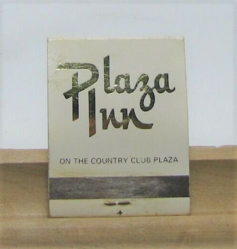 Plaza Inn International Kansas International Airport KC MO Vtg Matchbook Cover 