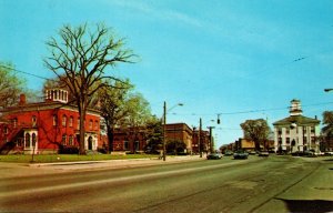 New York Batavia Main Street Looking West