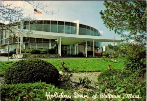 Waltham, MA Massachusetts  HOLIDAY INN HOTEL  Roadside  4X6 Advertising Postcard