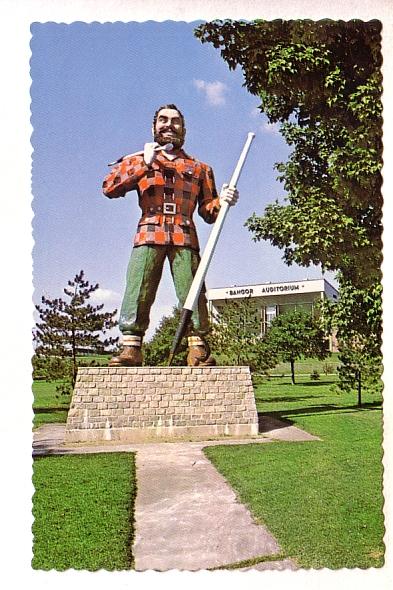 Statue of Paul Bunyan, Bangor, Maine, Photo Hastings