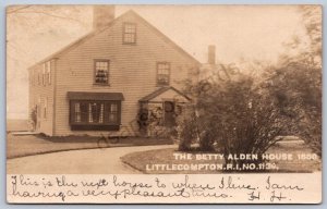 K16/ Little Compton Rhode Island RPPC Postcard c10 Betty Alden Home 118
