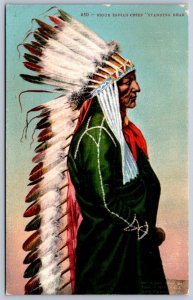 K49/ Native American Indian Postcard c1910 Standing Bear Sioux 432