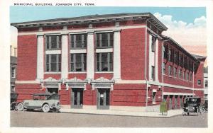 Johnson City Tennessee Municipal Building Antique Postcard (J38455)