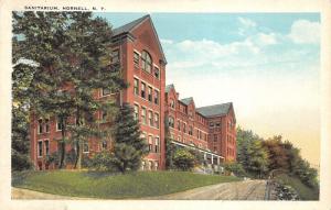 Hornell New York~Sanitarium~Unpaved Street in Front~1920s Postcard