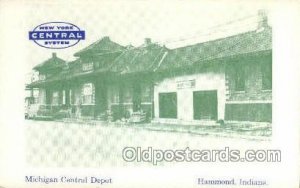 Michigan Central Depot, Hammond, IN, Indiana, USA Train Railroad Station Depo...