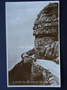 Llandudno A TIT BIT ON THE SIDE OF THE GREAT ORME c1930 RP Postcard