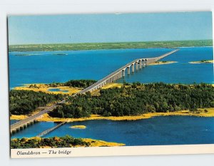 Postcard Ölandsbron-The Bridge, Kalmar, Sweden