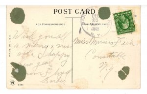 Greeting - New Year     January 1   (damaged edge)