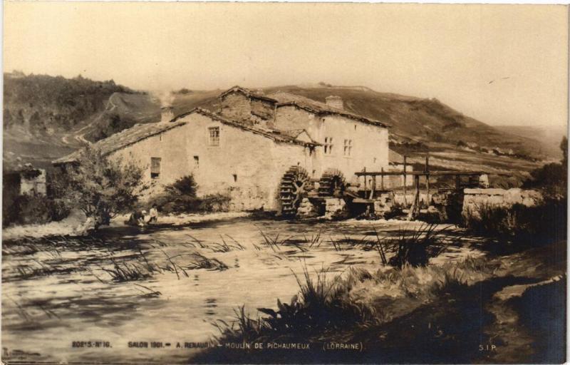 CPA Salon 1901 A. RENAUDIN Moulin de Pichaumeaux Lorraine (702388)