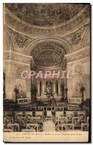 Old Postcard Dreux E and L Interior of the Chapel Saint Louis