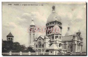 Postcard Old Paris Church of the Sacred Heart