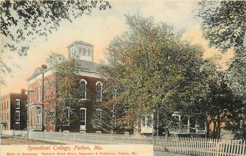 Wheelock Postcard; Synodical College for Women, Fulton MO Callaway County