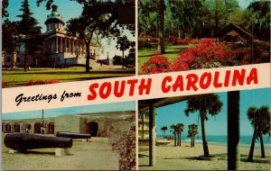 Greetings from South Carolina Postcard PC369