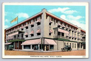 J93/ Ocala Florida Postcard c1910 Harrington Hall Hotel Stores  193