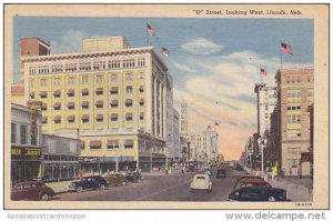 Nebraska Lincoln O Street Looking West Curteich