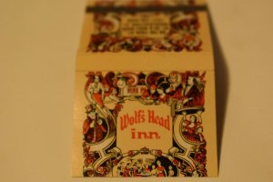 Wolf's Head Inn Indian Head Park Illinois 30 Strike Matchbook