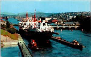 Washington Seattle The Government Locks Giant Tanker