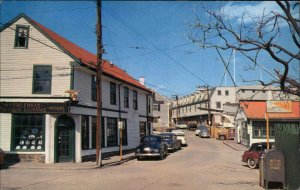 Marblehead Mass MA VW Volkswagen Bug Beetle Street Scene Vintage Postcard