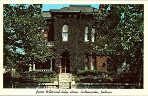 Postcard HOUSE SCENE Indianapolis Indiana IN AJ5271