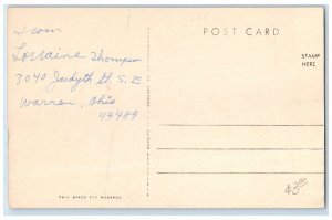 c1940 US Post Office Exterior Building Ford City Pennsylvania Vintage Postcard