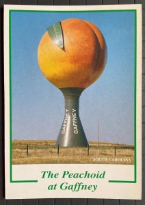 Vintage Postcard 1980's The Amazing Giant Peach (Peachoid)  Gaffney, SC