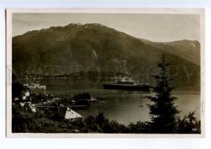 241129 NORWAY Ship Balholm Balestrand Vintage photo postcard