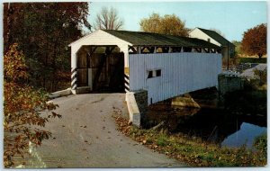 Postcard - Heart of Dutchland Keller's Mill Bridge, Pennsylvania