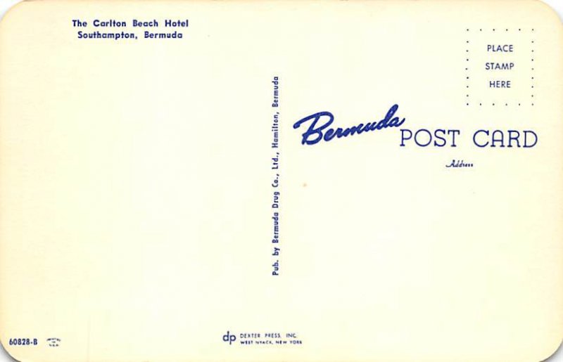 Carlton Beach Hotel Southampton Bermuda Island Unused 