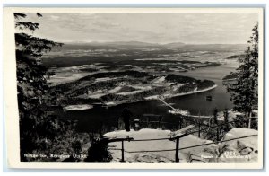 c1920's The King's View Ringerike Viken County Norway RPPC Photo Postcard