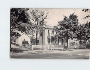Postcard Birthplace And Home Of The Hoosier Poet, Greenfield, Indiana