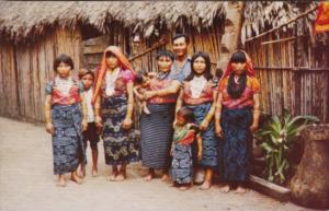 Panama San Blas Typical Indian Family