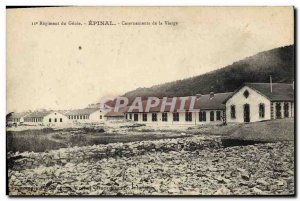 Postcard Old Army 11th Regiment Genie Epinal Barracks of the Virgin