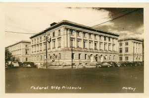 MT, Missoula, Montana, Federal Building, Post Office, McKay, RPPC